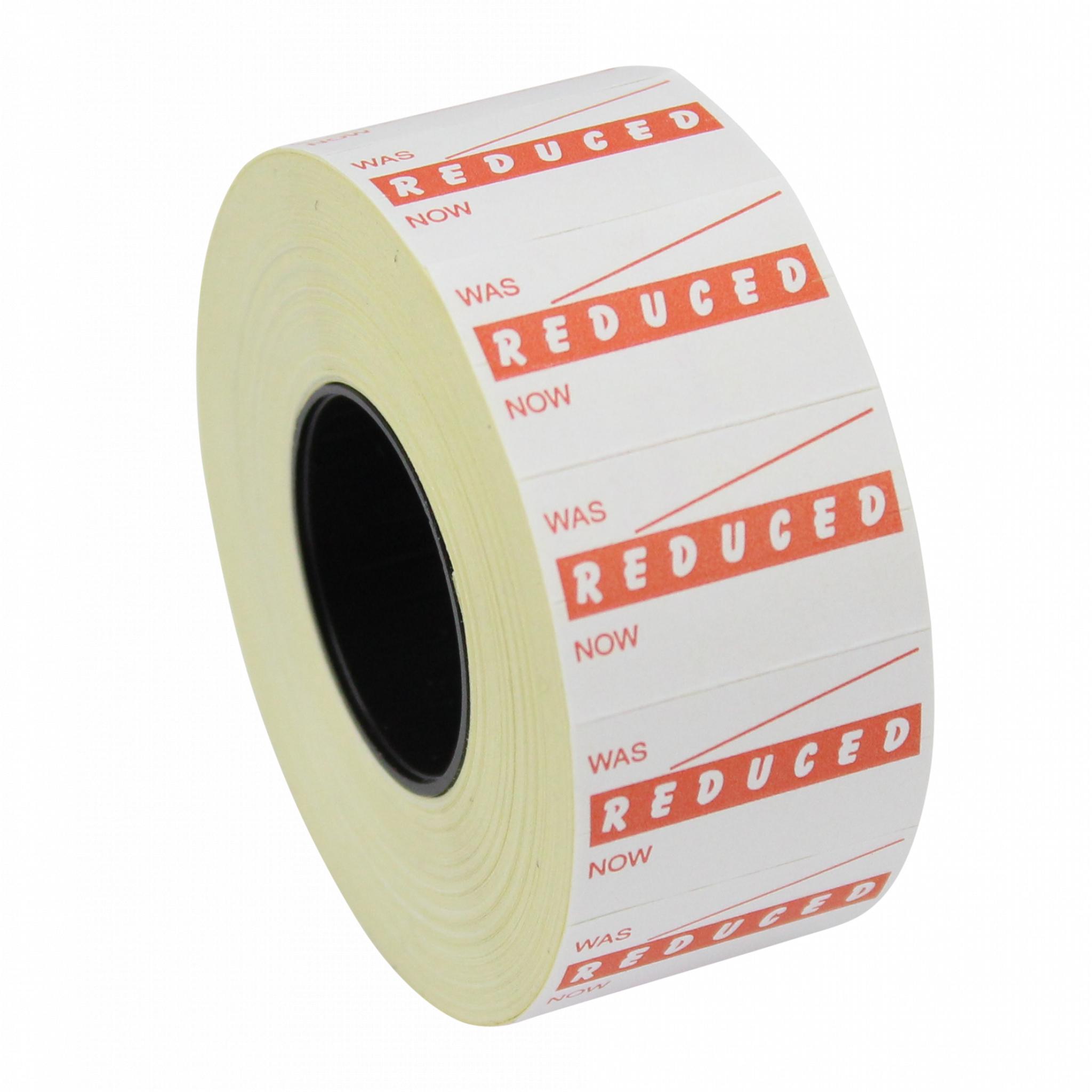 CT7 26x16mm Reduced Was / Now Price Gun Labels Price Guns and Labels