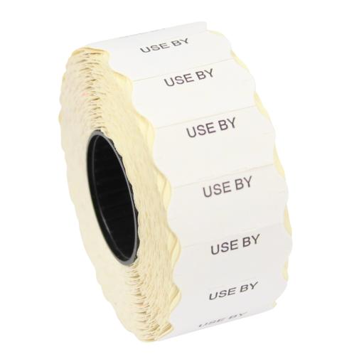 White with Permanent Adhesive CT4 26 x12mm Price Gun Labels Motex Compatible 