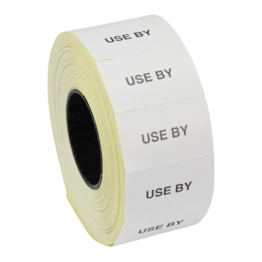 CT7 Use By 26mm x 16mm Price Gun Labels