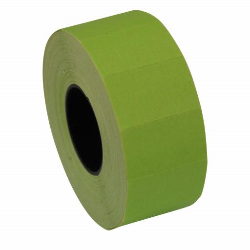 CT1 22x12 Green Permanent 50 Rolls of Jolly Price Gun Pricing Labels