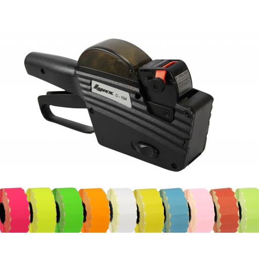 Pack of 2 Econoply 6 Labelling Gun Ink Rollers 